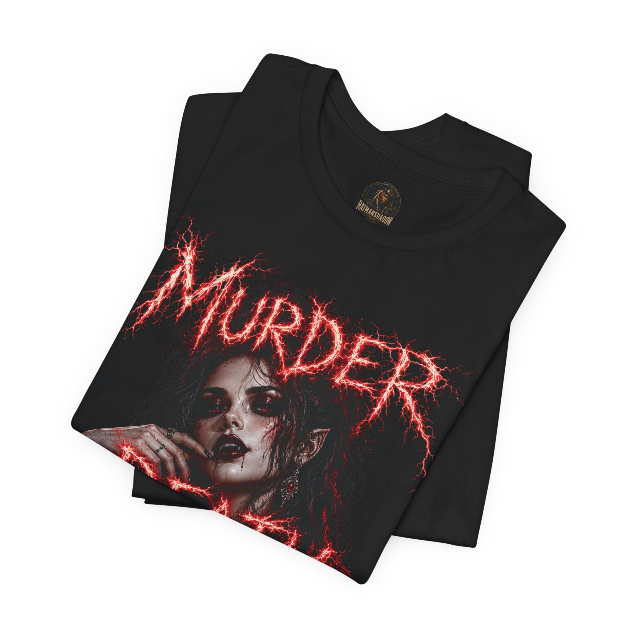 Graphic Tee — "Murder Death Tacos" Gothic Horror Taco Shirt