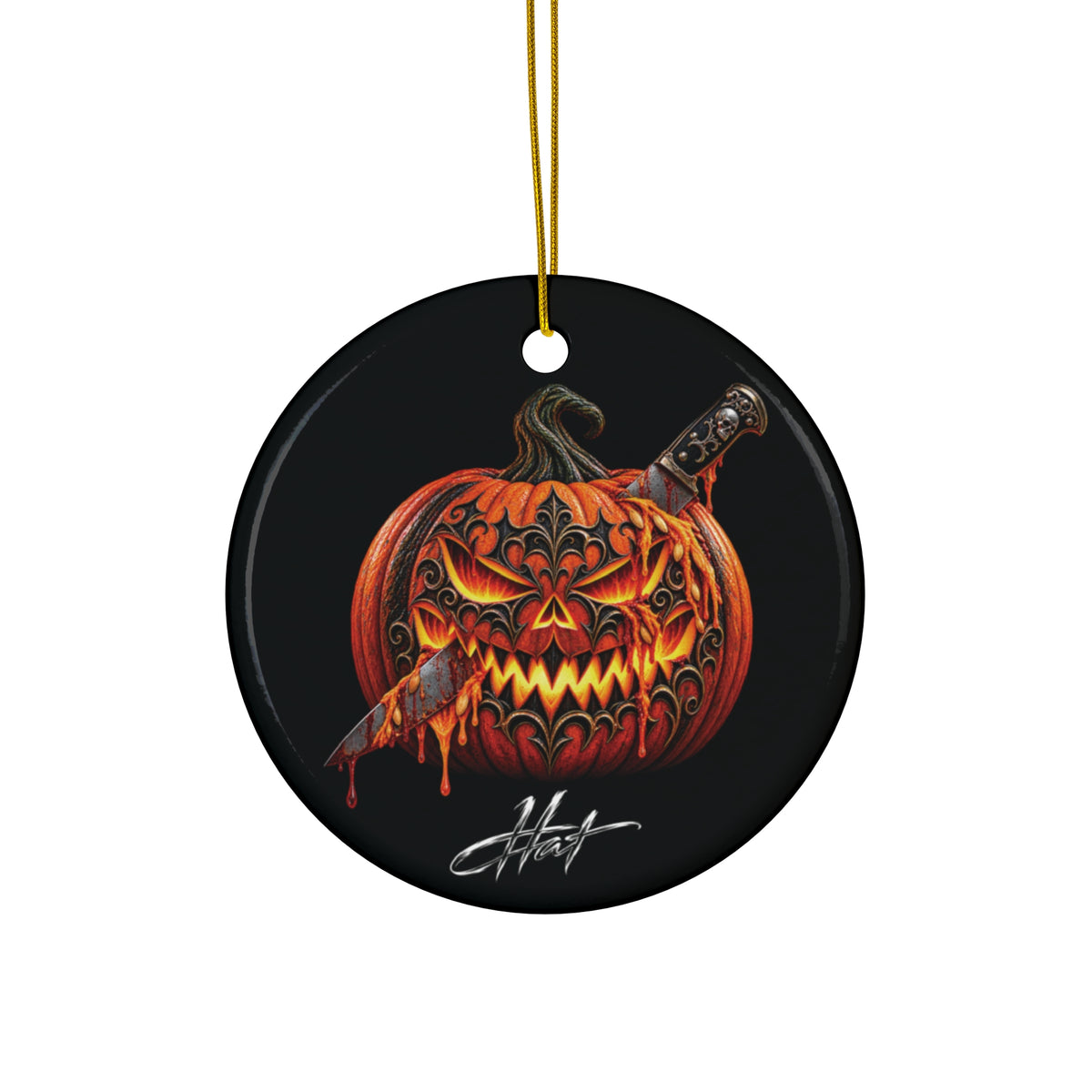 Ceramic Halloween Ornament