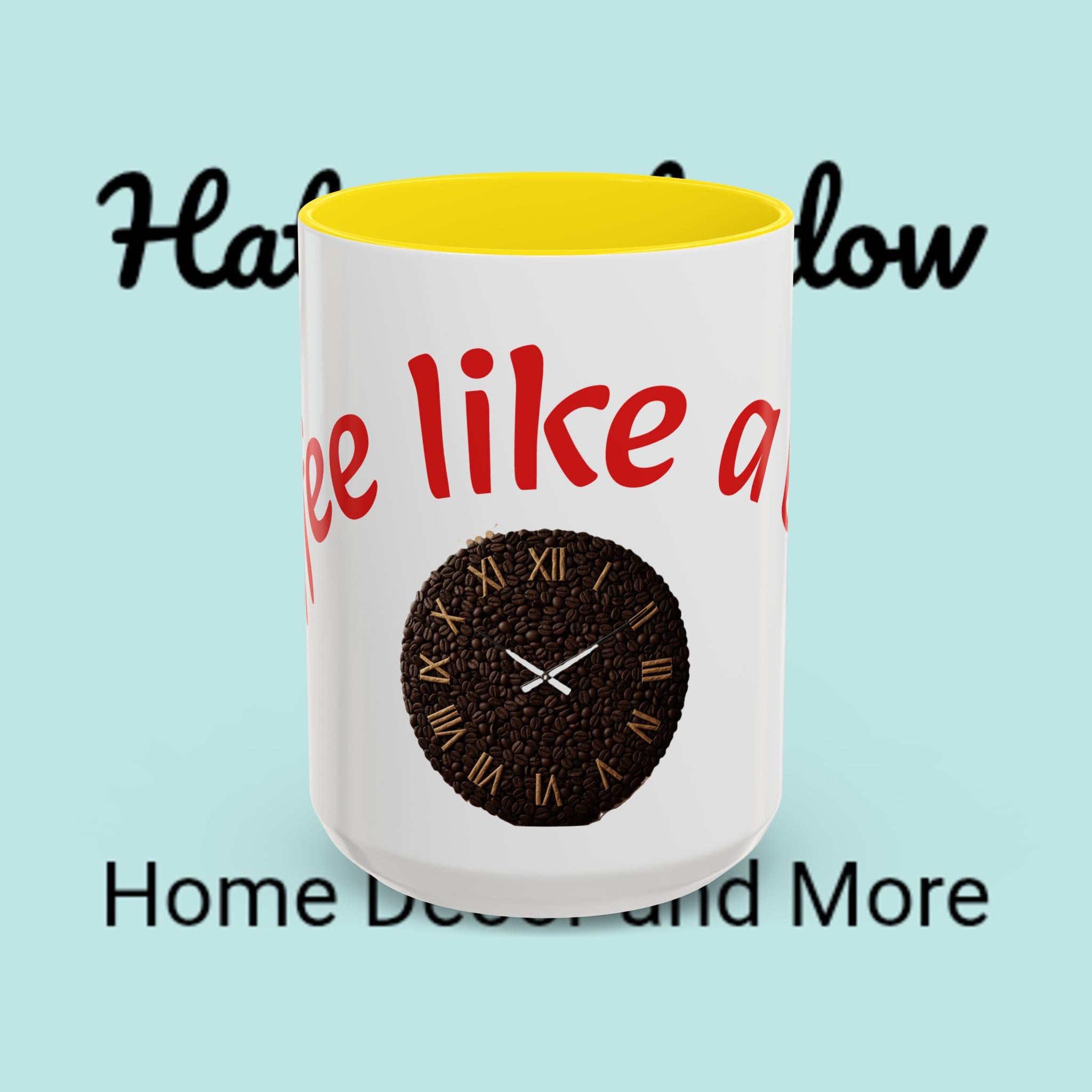 Boss Vibes Accent Coffee Mug — 'Coffee like a boss' Motivational Office Mug (11/15oz)