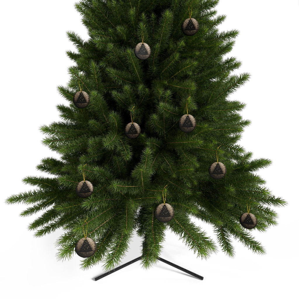 Goth Ceramic Collectable Christmas Ornaments, 2-Side Print, (1pc, 3pcs, 5pcs, 10pcs)