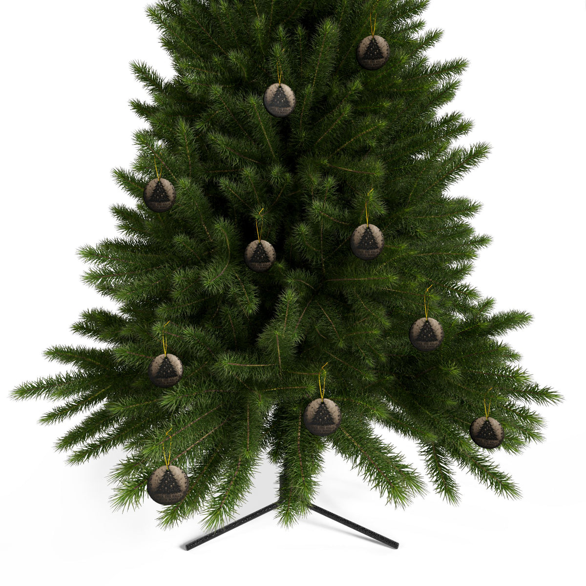 Goth Ceramic Collectable Christmas Ornaments, 2-Side Print, (1pc, 3pcs, 5pcs, 10pcs)