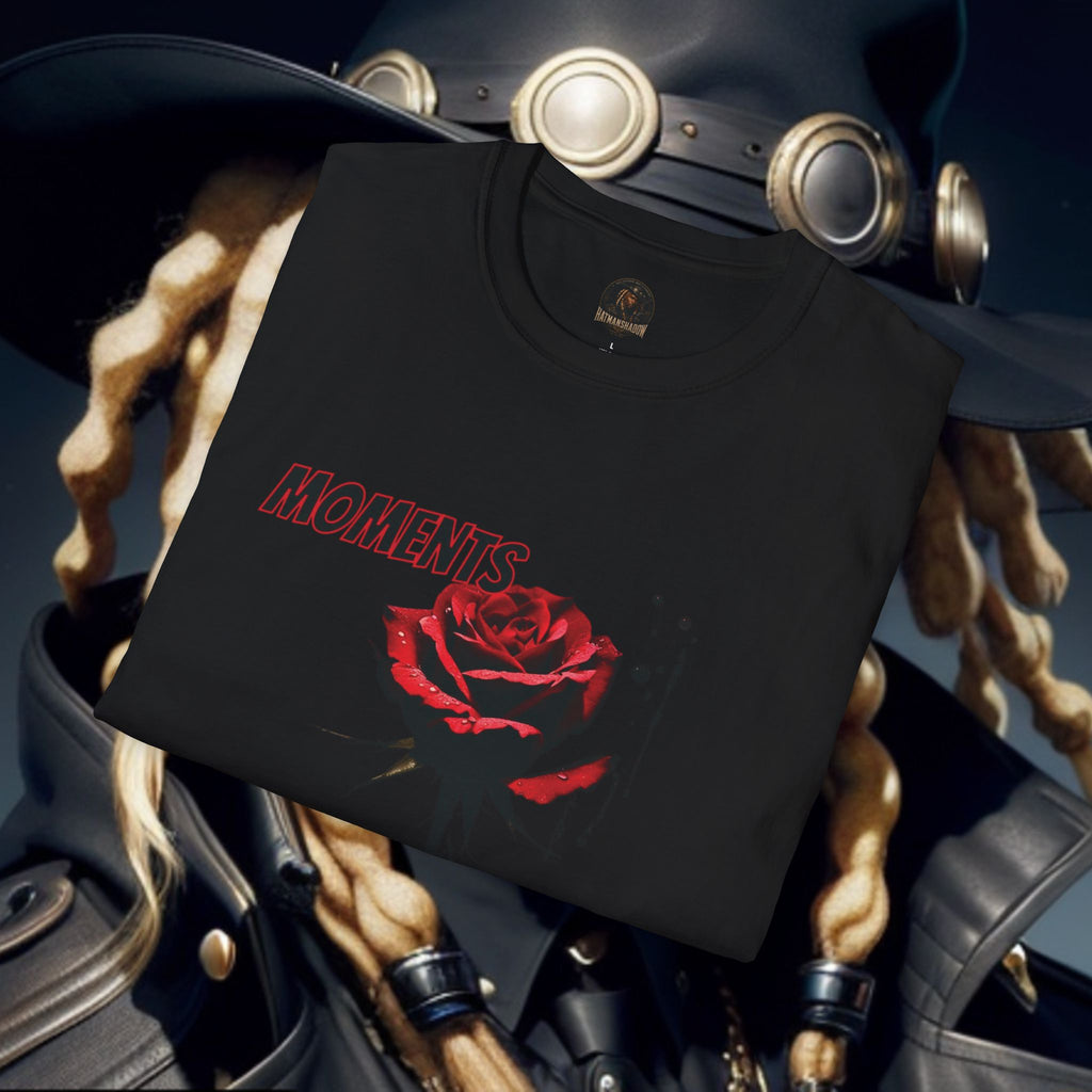 Moments Rose T-Shirt — Red Rose Graphic Tee