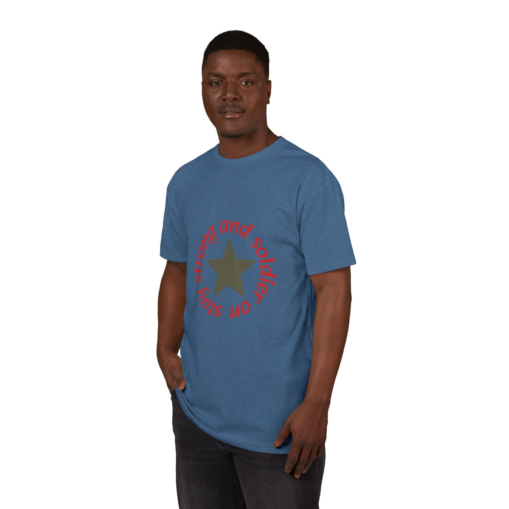 Strong and Solid: Star Graphic T-Shirt — Inspirational Casual Tee