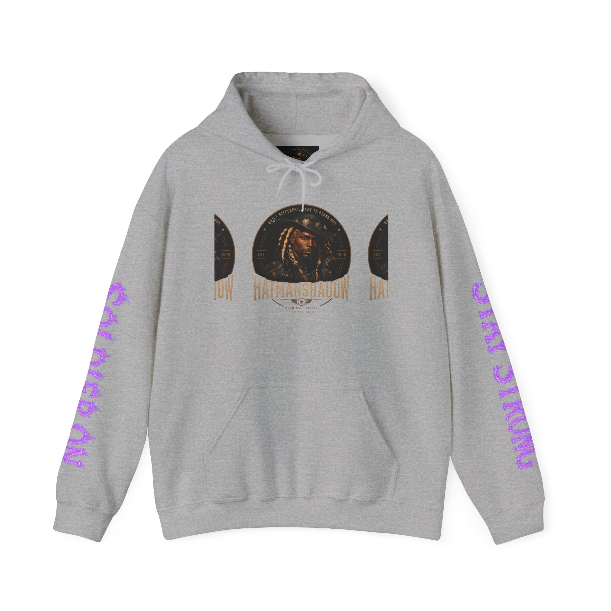 Hatmanshadow Branded Hoodie — Heavy Blend Cotton Pullover