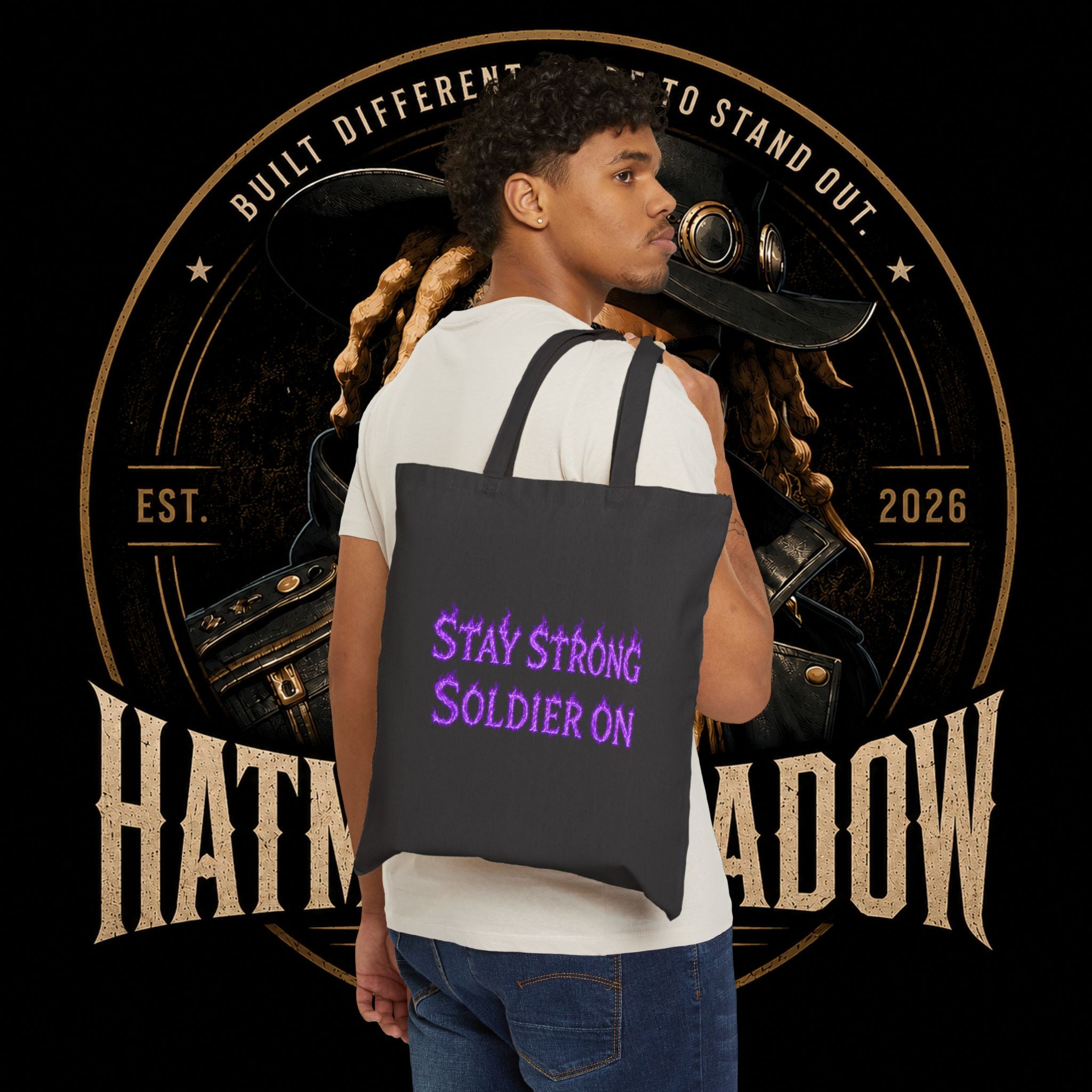 Hatmanshadow Cotton Canvas Tote Bag — Branded eco-friendly market tote