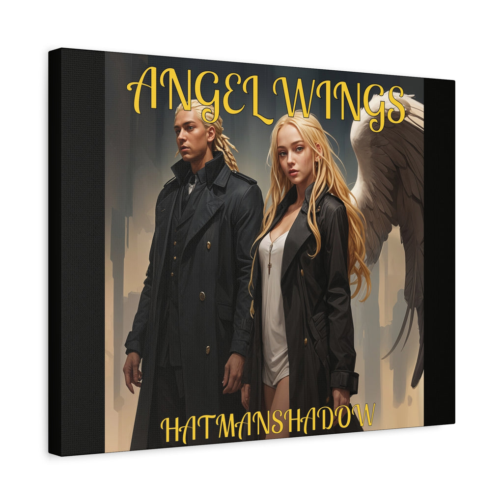 Angelic Duo Matte Stretched Canvas Wall Art