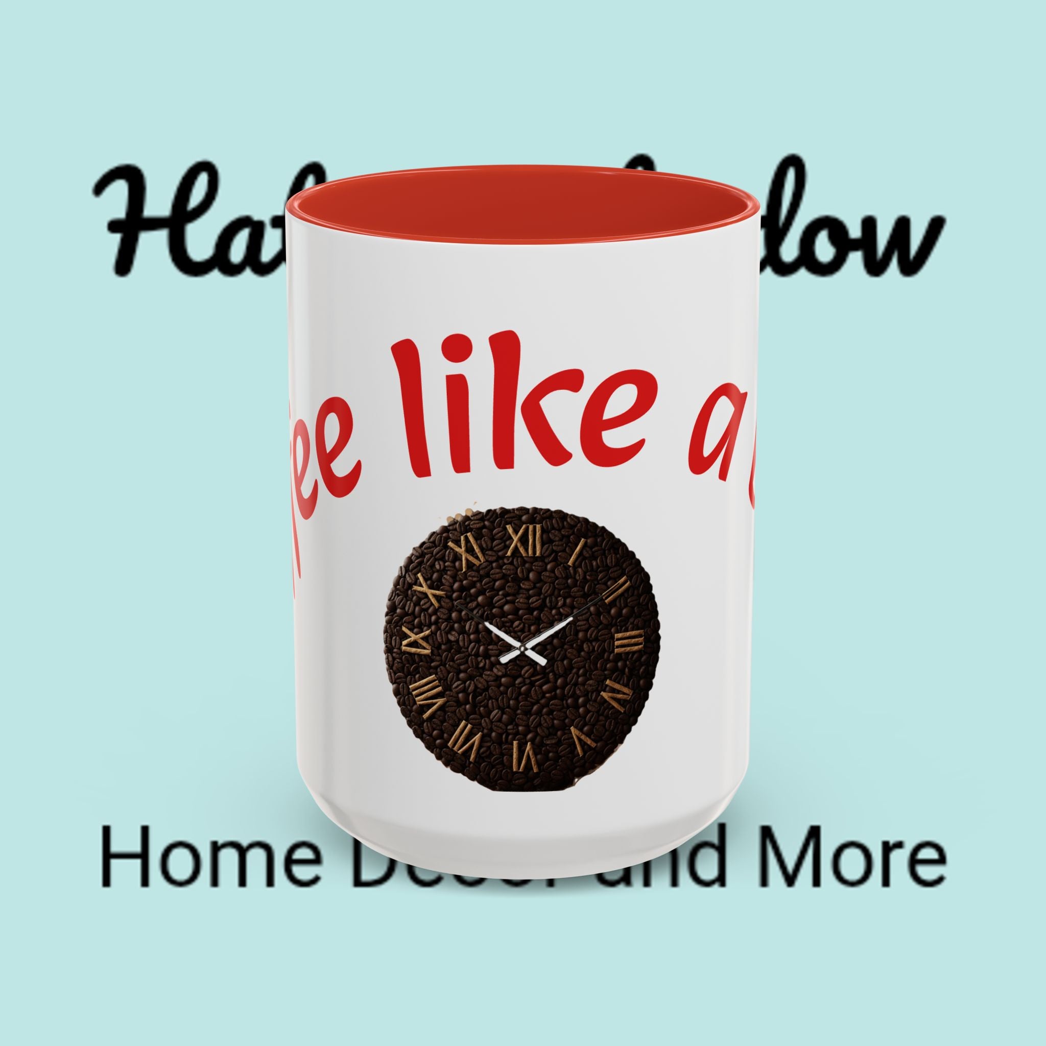 Boss Vibes Accent Coffee Mug — 'Coffee like a boss' Motivational Office Mug (11/15oz)