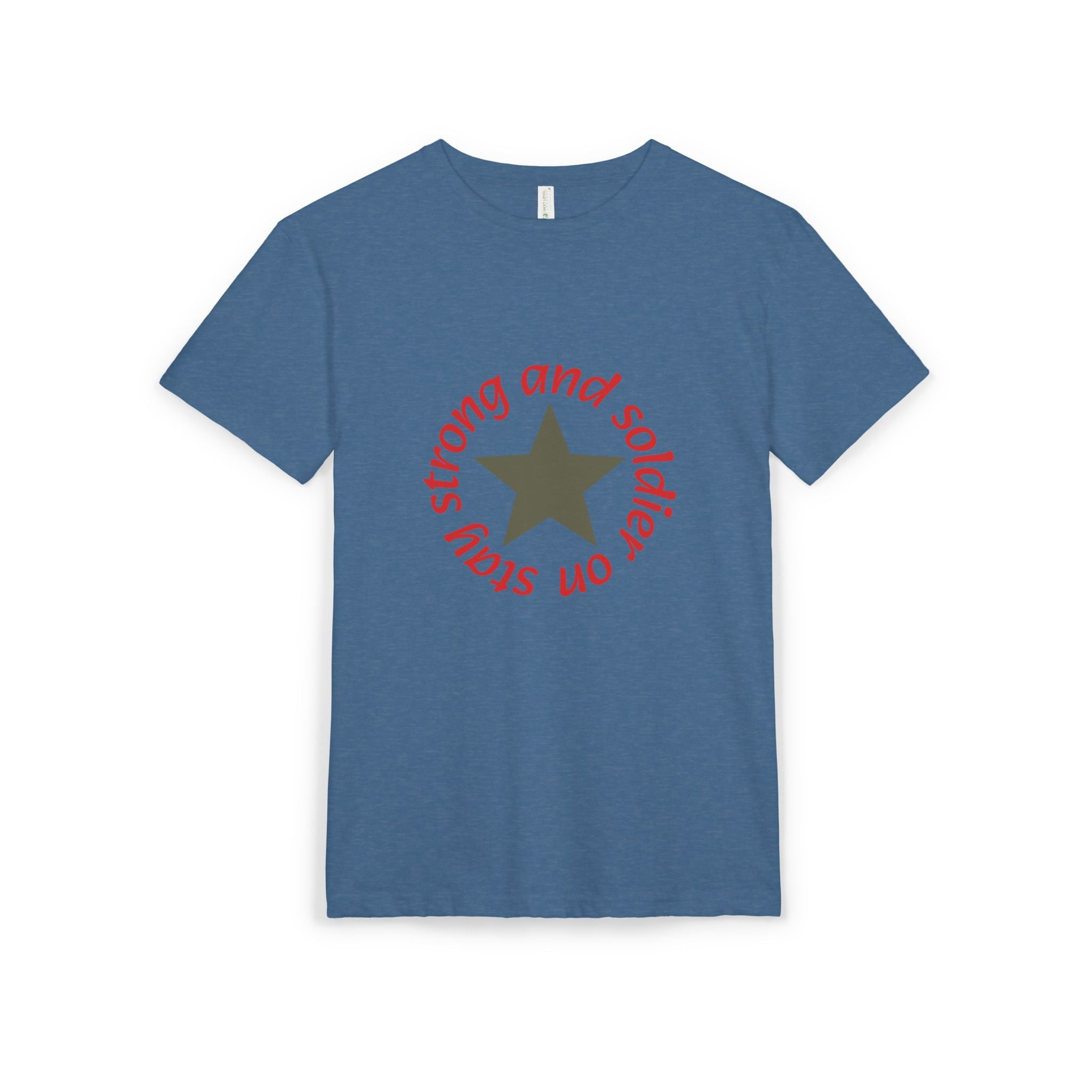 Strong and Solid: Star Graphic T-Shirt — Inspirational Casual Tee