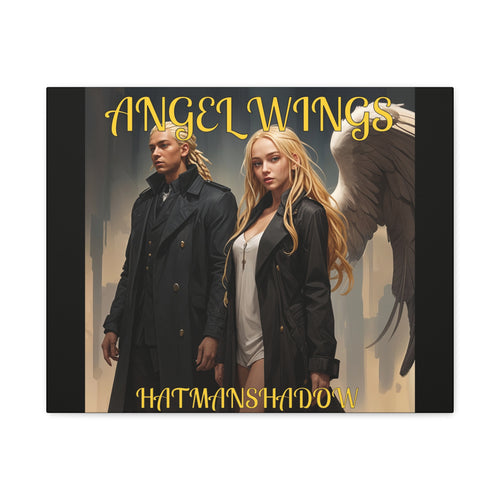Angelic Duo Matte Stretched Canvas Wall Art