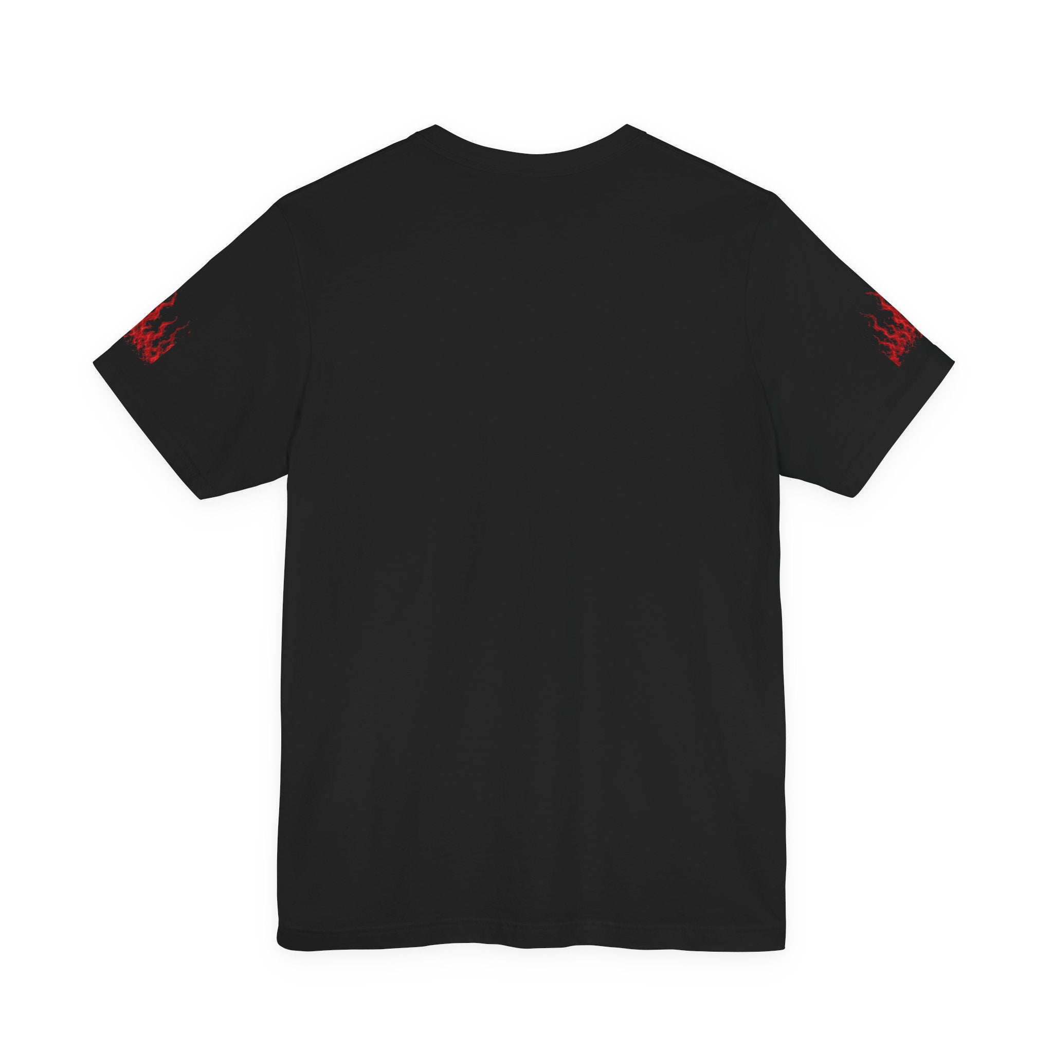 Work-Life Balance Calendar T-Shirt — Horror Skull Flames Graphic Tee