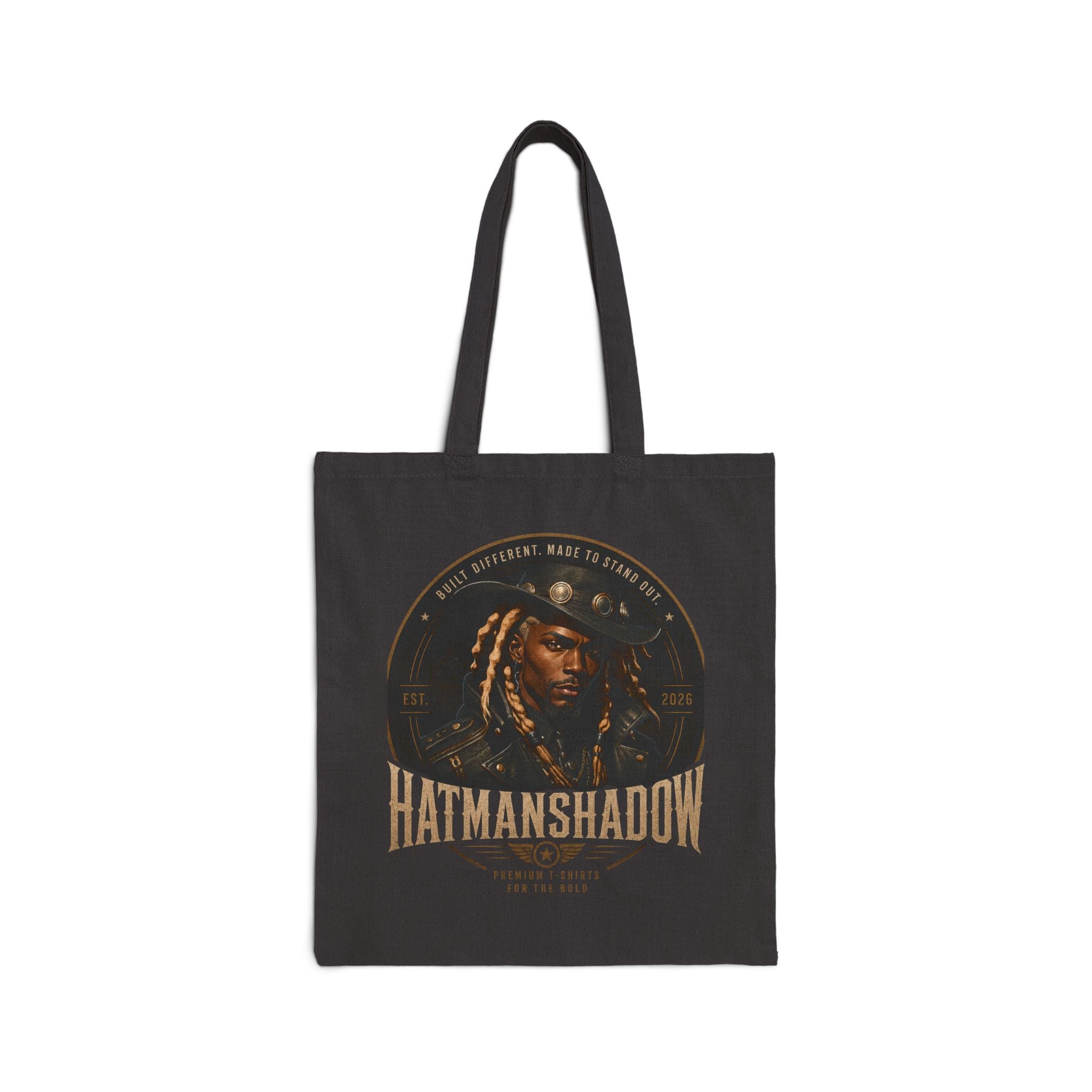 Hatmanshadow Cotton Canvas Tote Bag — Branded eco-friendly market tote