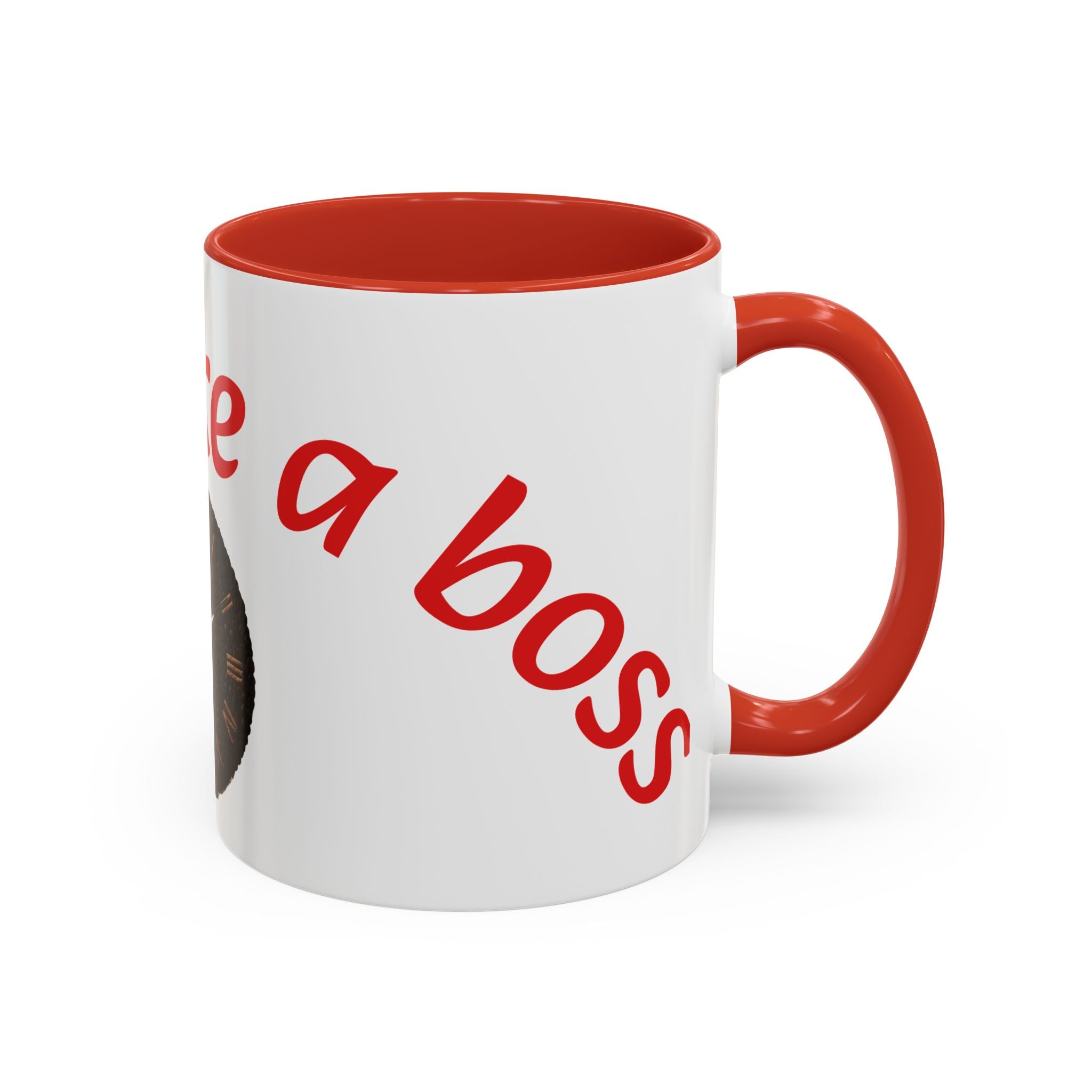 Boss Vibes Accent Coffee Mug — 'Coffee like a boss' Motivational Office Mug (11/15oz)