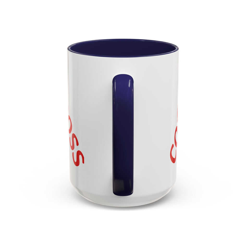 Boss Vibes Accent Coffee Mug — 'Coffee like a boss' Motivational Office Mug (11/15oz)