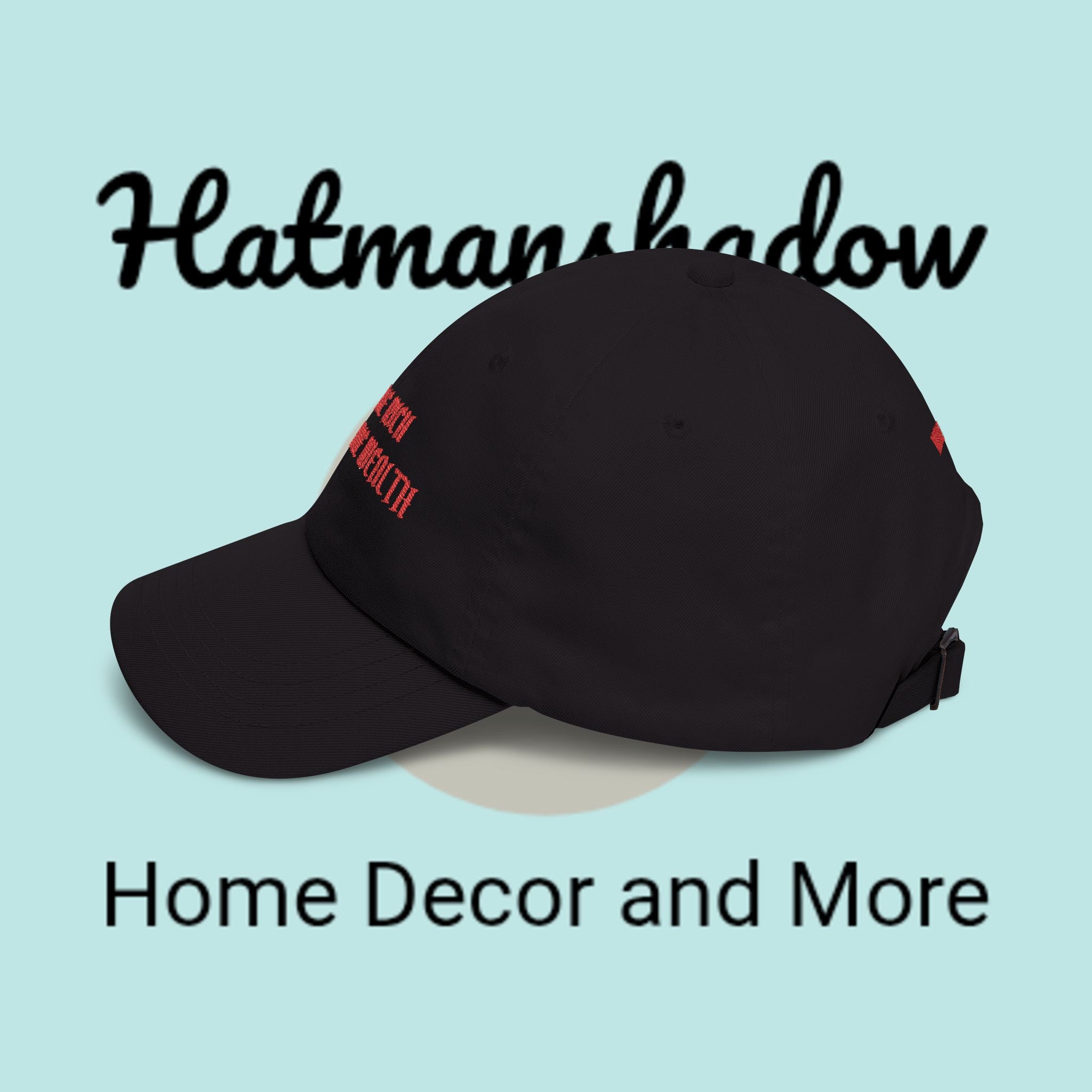 Dad Cap — "Eat The Rich, Spread The Wealth" Embroidered Political Statement Hat