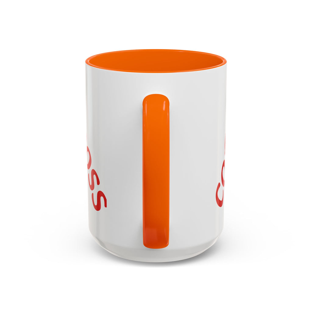 Boss Vibes Accent Coffee Mug — 'Coffee like a boss' Motivational Office Mug (11/15oz)