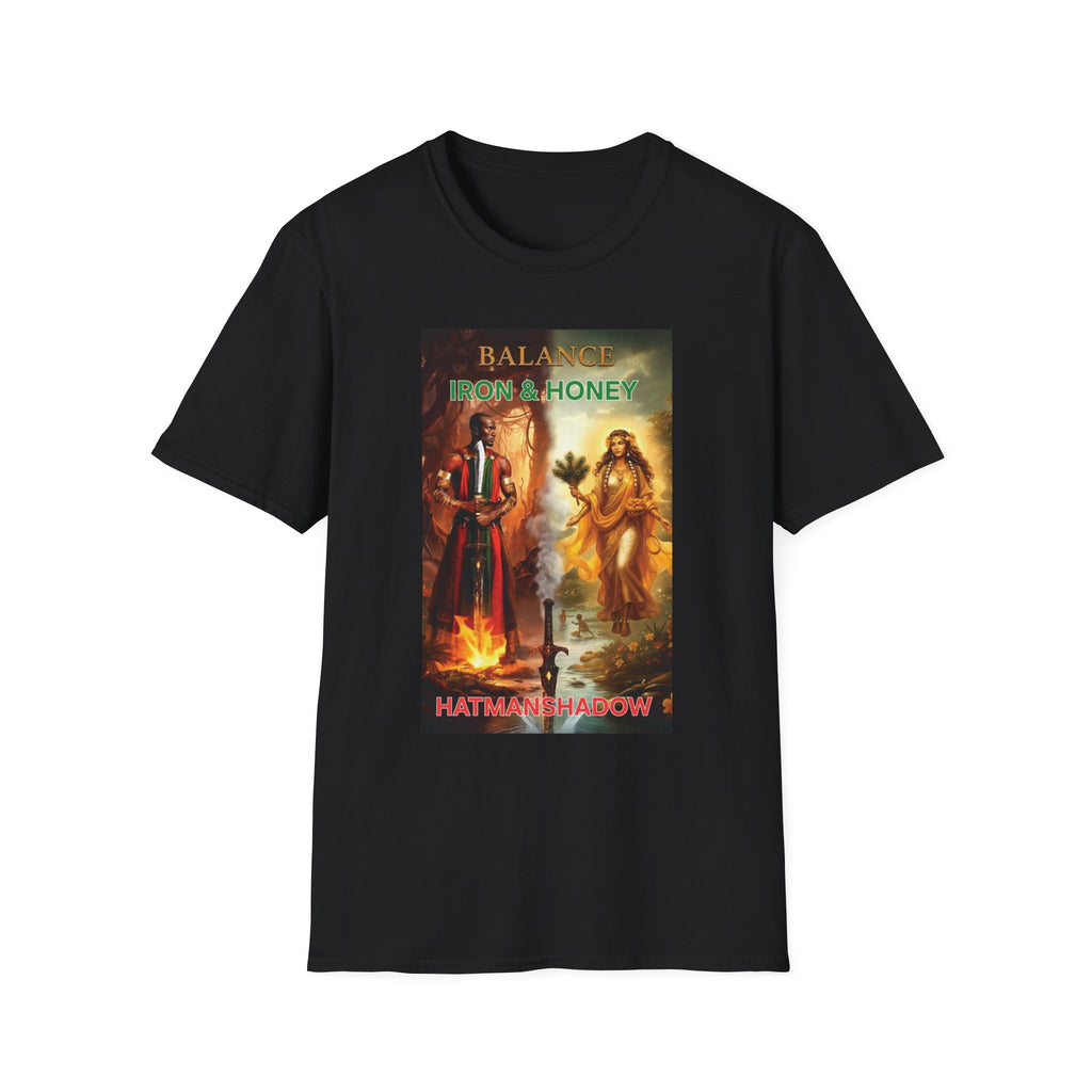 T-Shirt — 'Balance from a Honey' Spiritual Art Graphic Tee