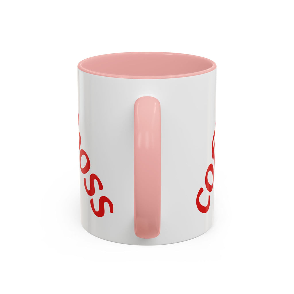 Boss Vibes Accent Coffee Mug — 'Coffee like a boss' Motivational Office Mug (11/15oz)