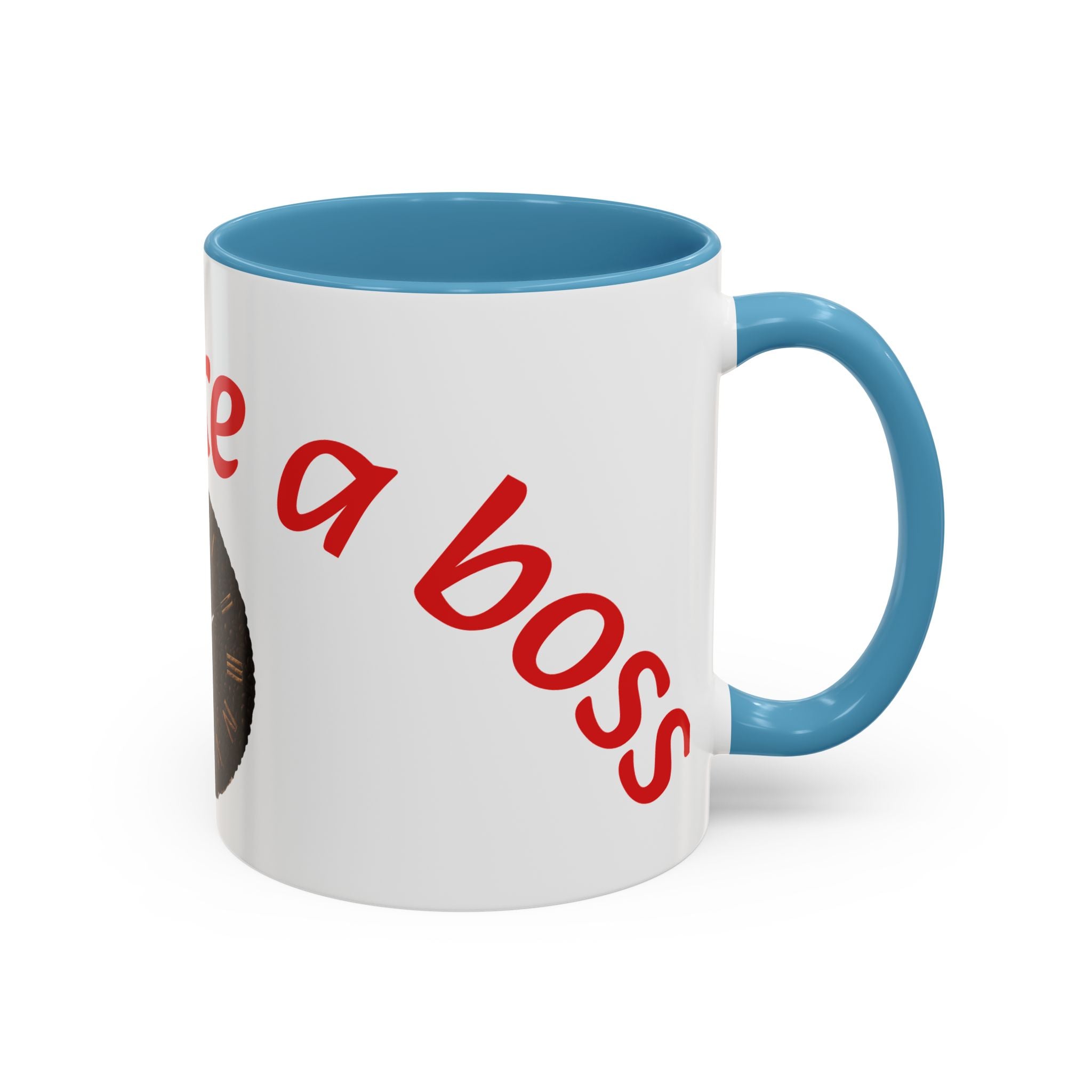 Boss Vibes Accent Coffee Mug — 'Coffee like a boss' Motivational Office Mug (11/15oz)