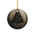 Goth Ceramic Collectable Christmas Ornaments, 2-Side Print, (1pc, 3pcs, 5pcs, 10pcs)