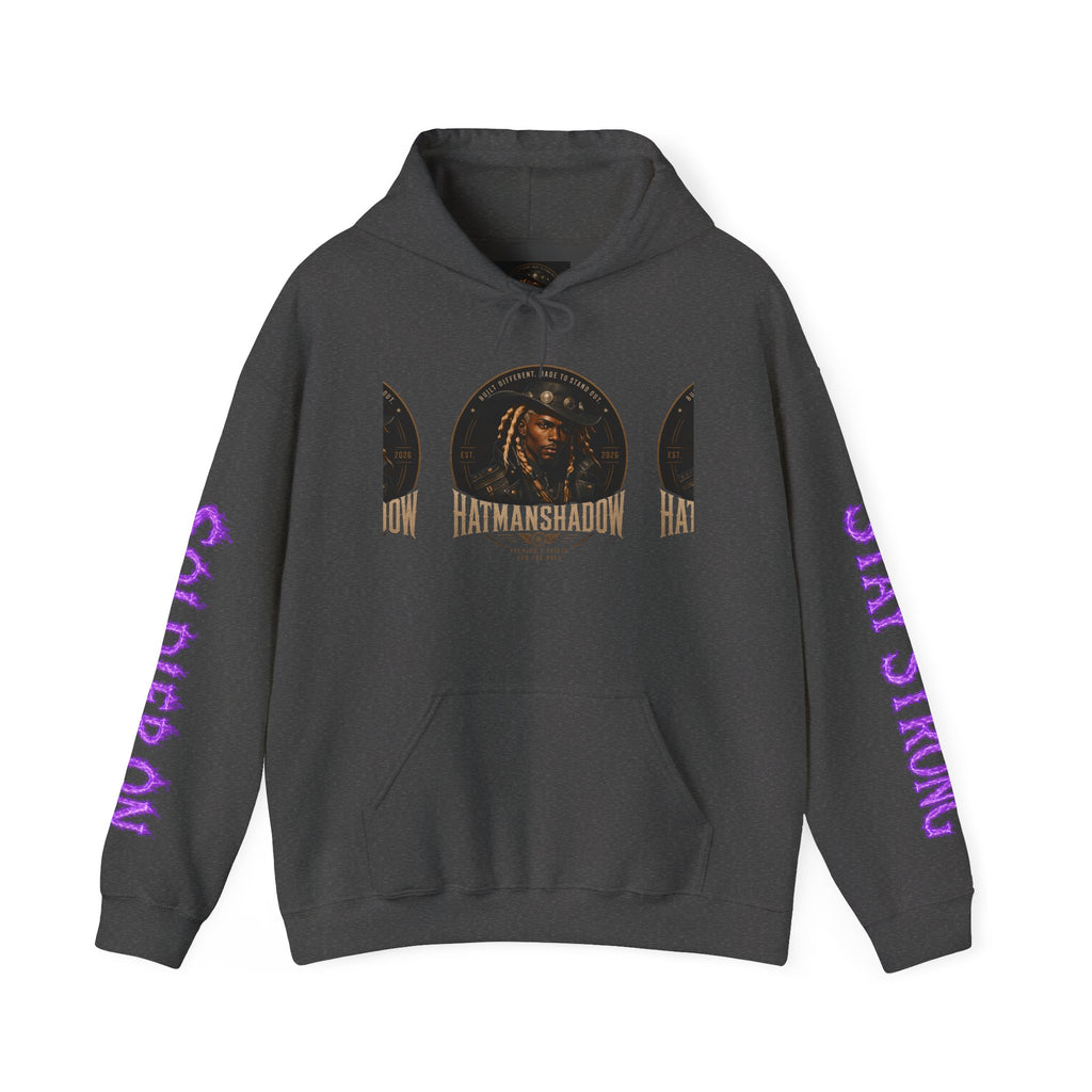 Hatmanshadow Branded Hoodie — Heavy Blend Cotton Pullover