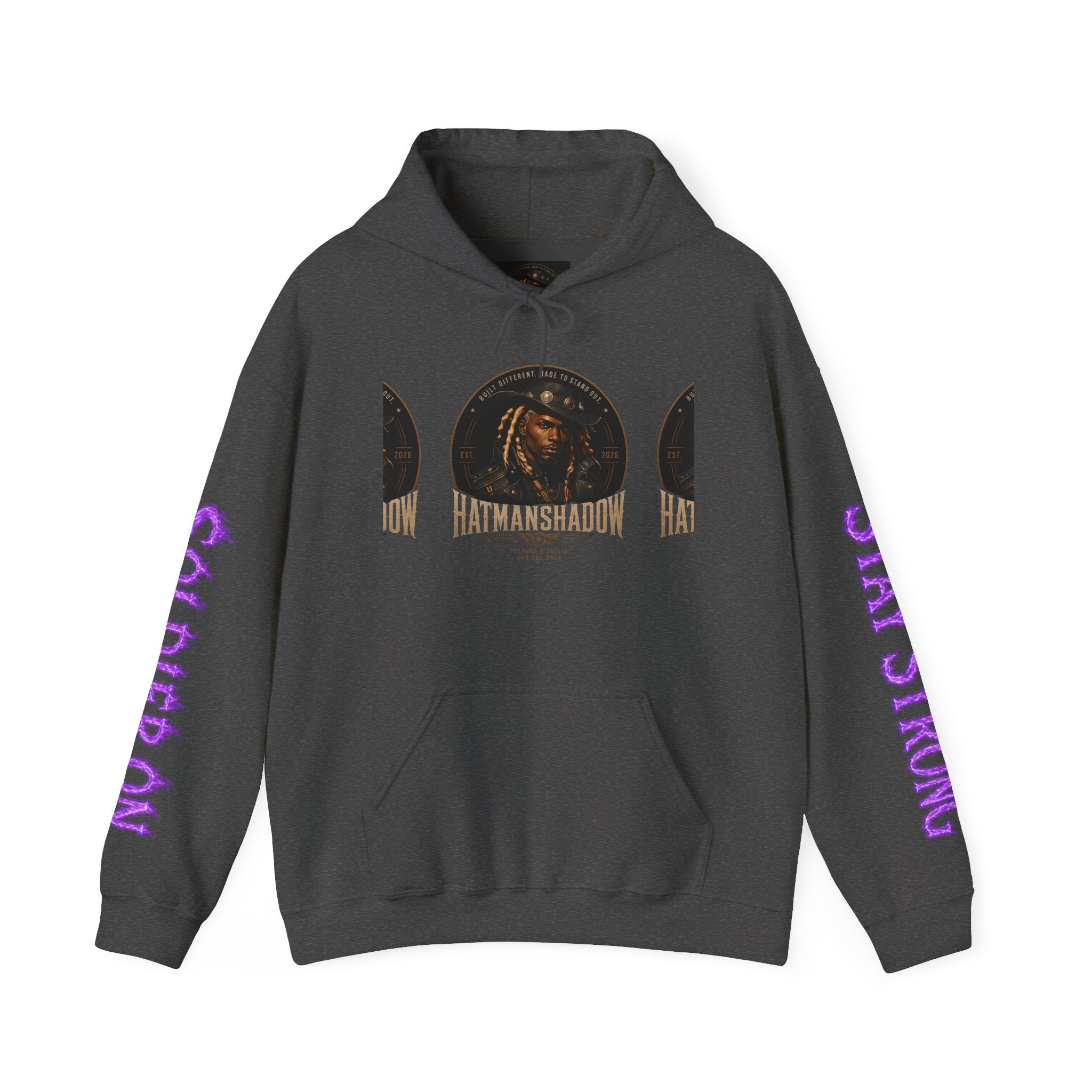 Hatmanshadow Branded Hoodie — Heavy Blend Cotton Pullover