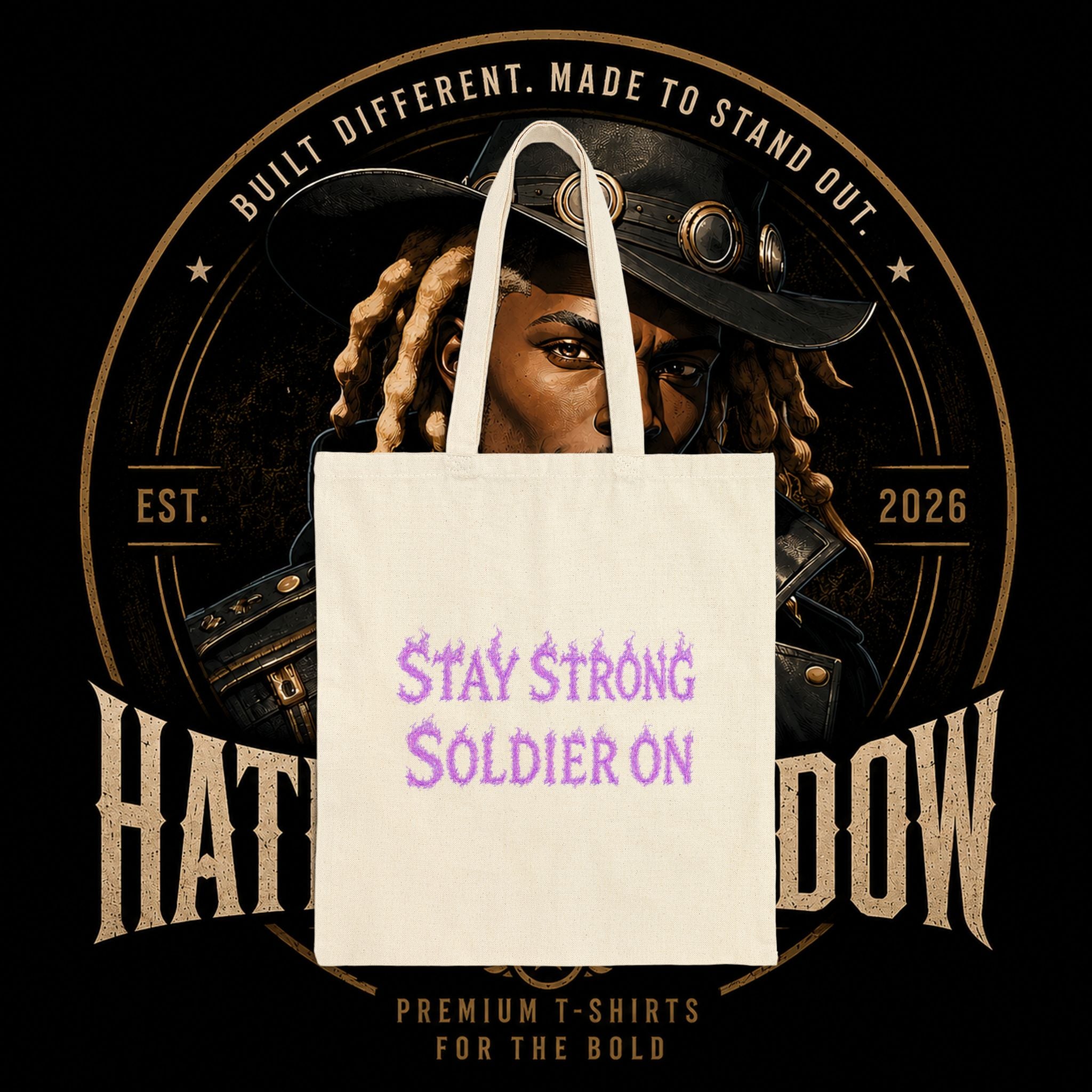 Hatmanshadow Cotton Canvas Tote Bag — Branded eco-friendly market tote