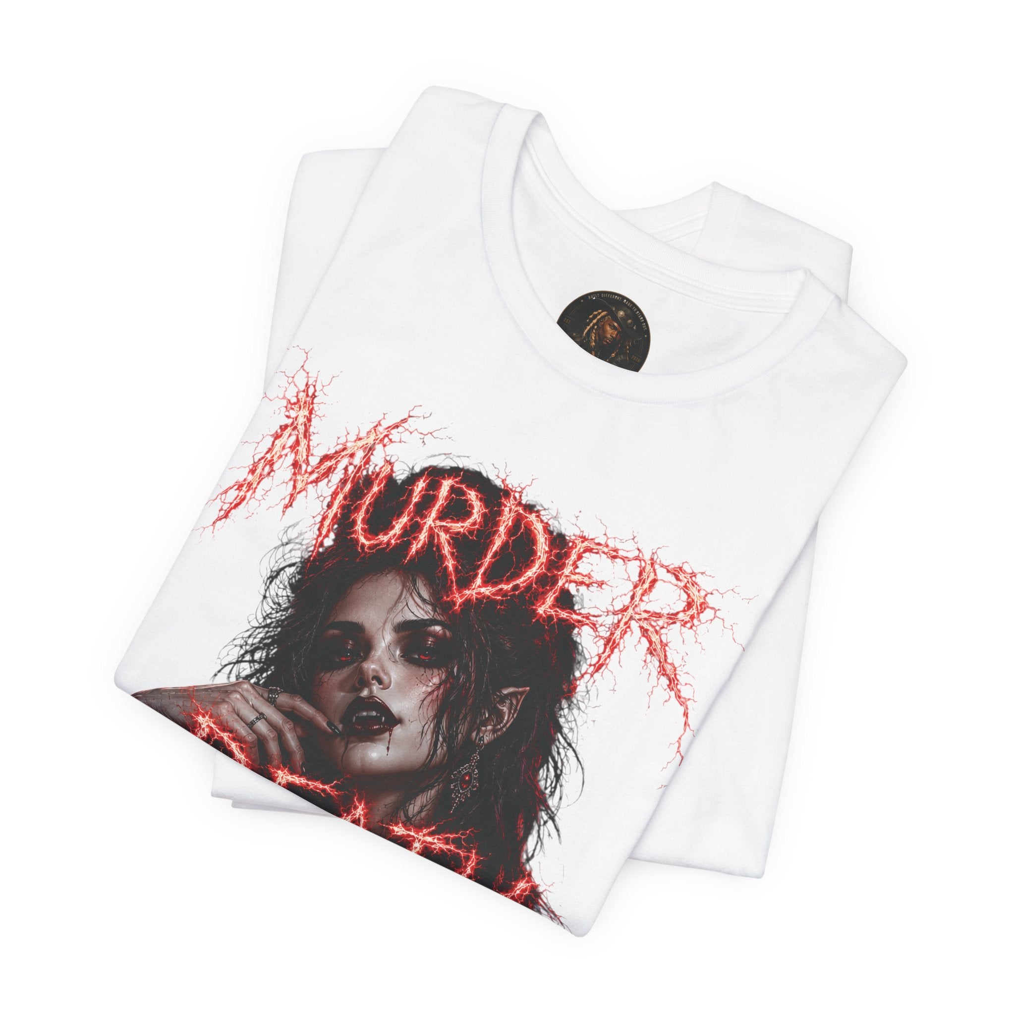 Murder Death Tacos Graphic Tee — Gothic Horror Taco Shirt