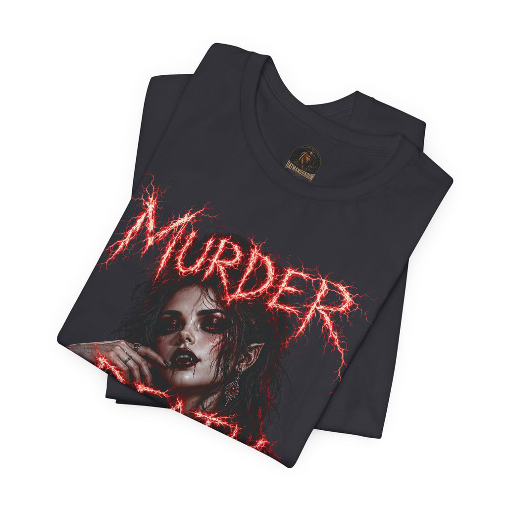 Graphic Tee — "Murder Death Tacos" Gothic Horror Taco Shirt