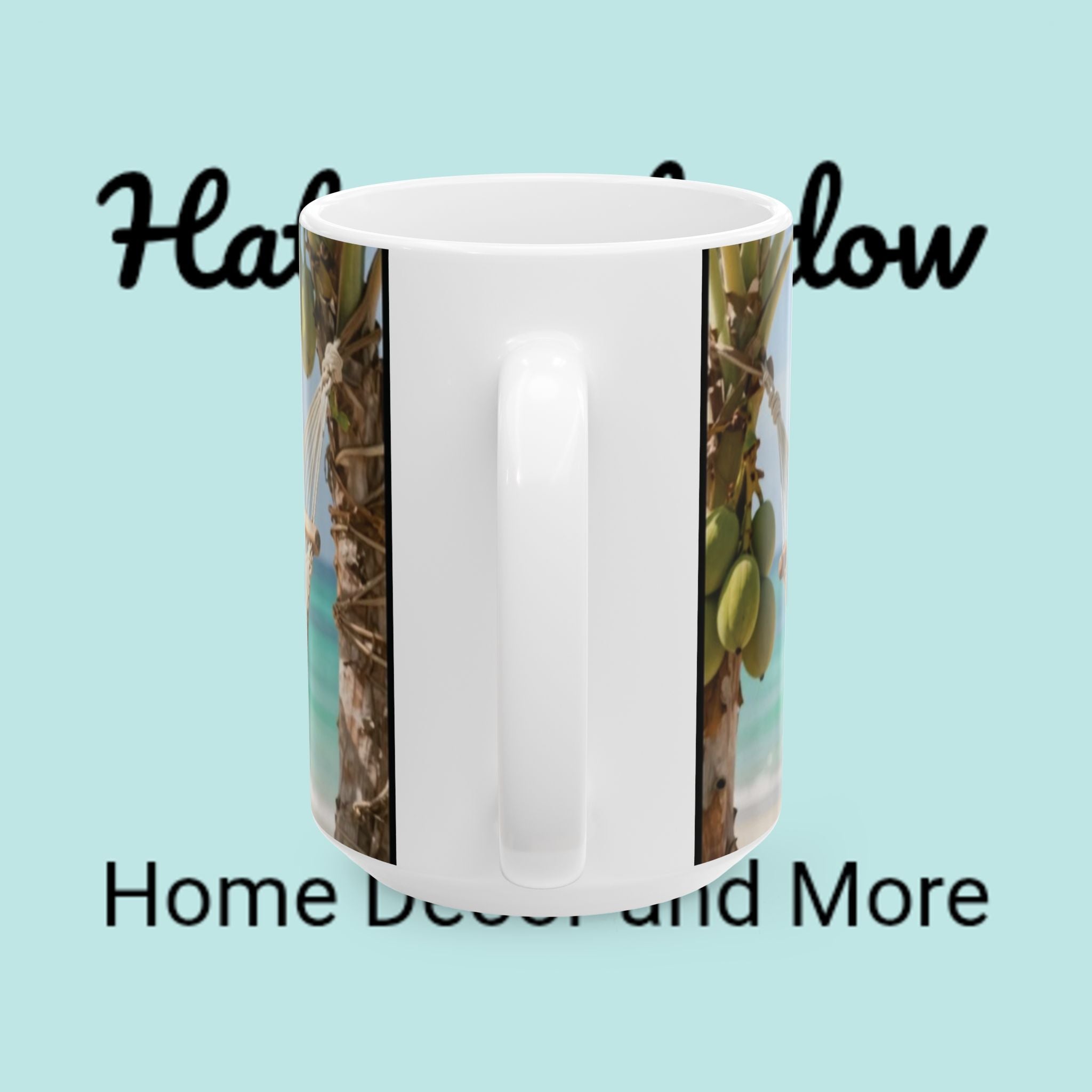 Tropical Gorilla Coffee Mug — Beach Drink Design Ceramic Mug (11oz, 15oz)