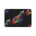 Taste the Rainbow Eggplant Desk Mat — Colorful Gamer & Workstation Mouse Pad