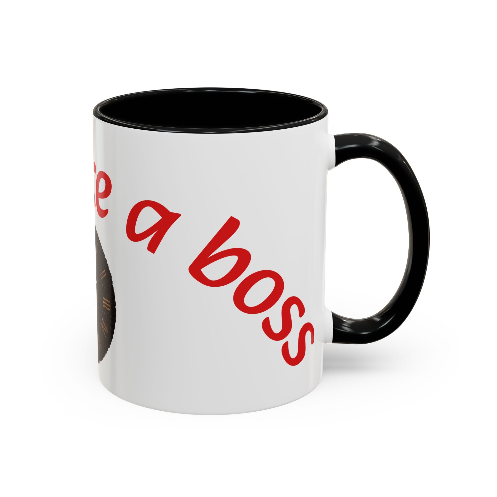 Boss Vibes Accent Coffee Mug — 'Coffee like a boss' Motivational Office Mug (11/15oz)