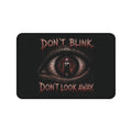 Horror Eye Desk Mat — "Don't Blink. Don't Look Away." Gaming/Office Mouse Pad