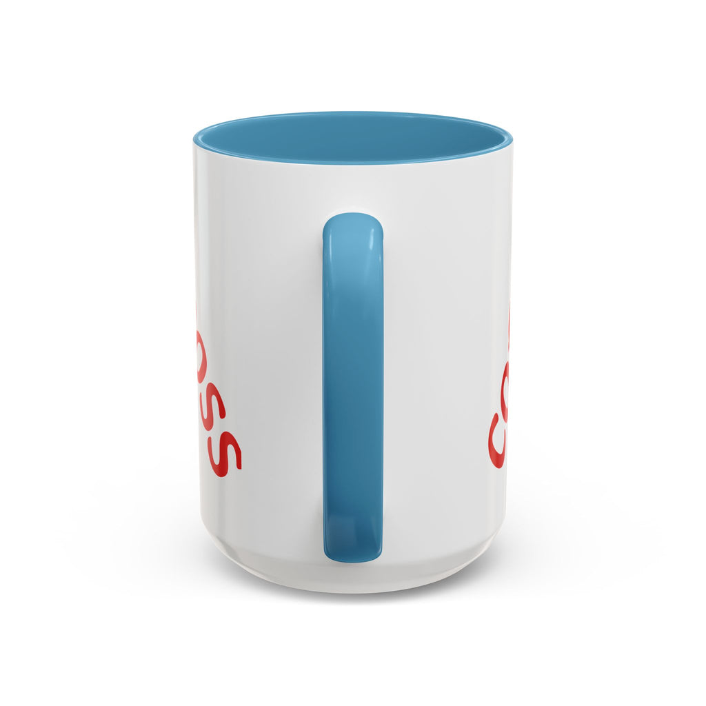 Boss Vibes Accent Coffee Mug — 'Coffee like a boss' Motivational Office Mug (11/15oz)