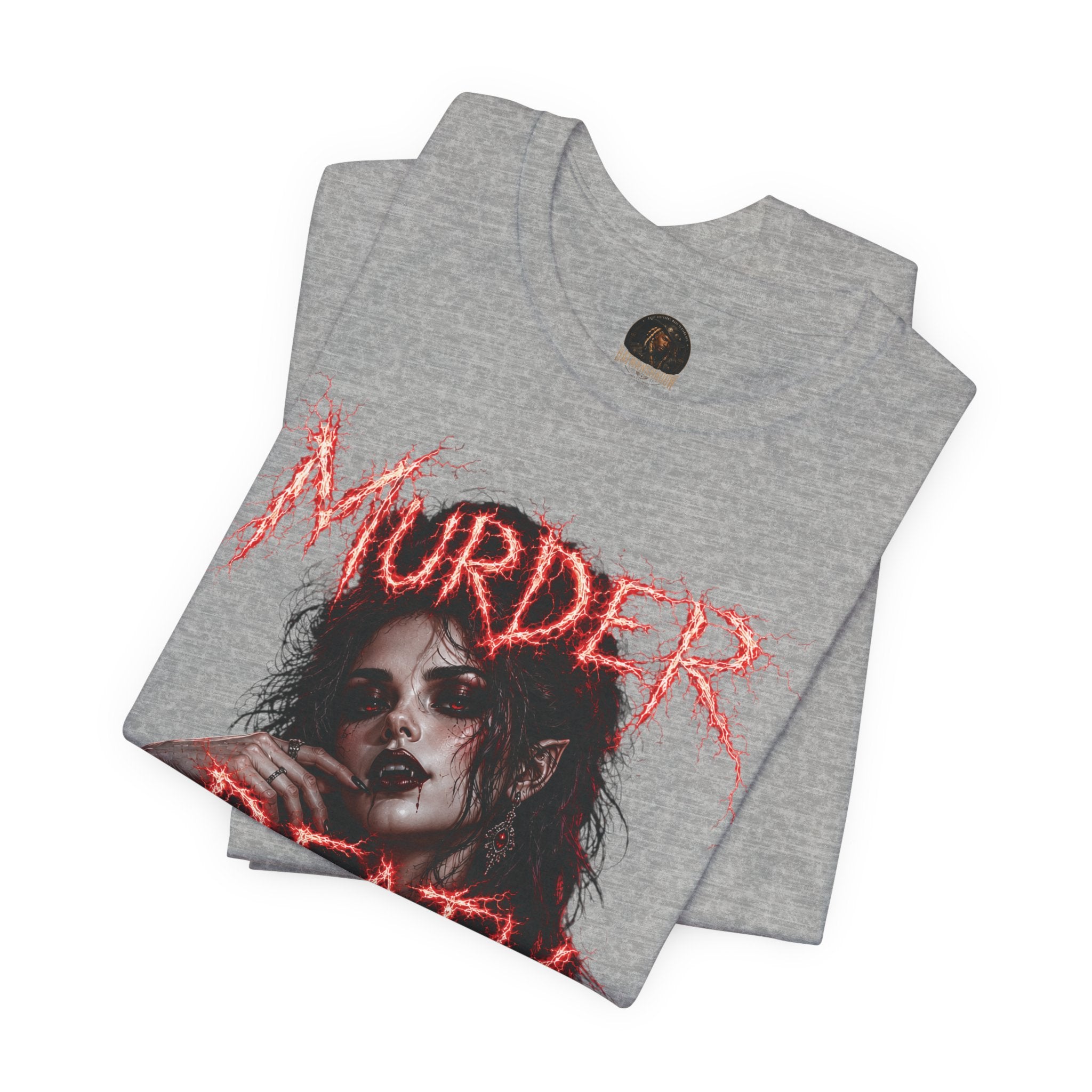 Graphic Tee — "Murder Death Tacos" Gothic Horror Taco Shirt