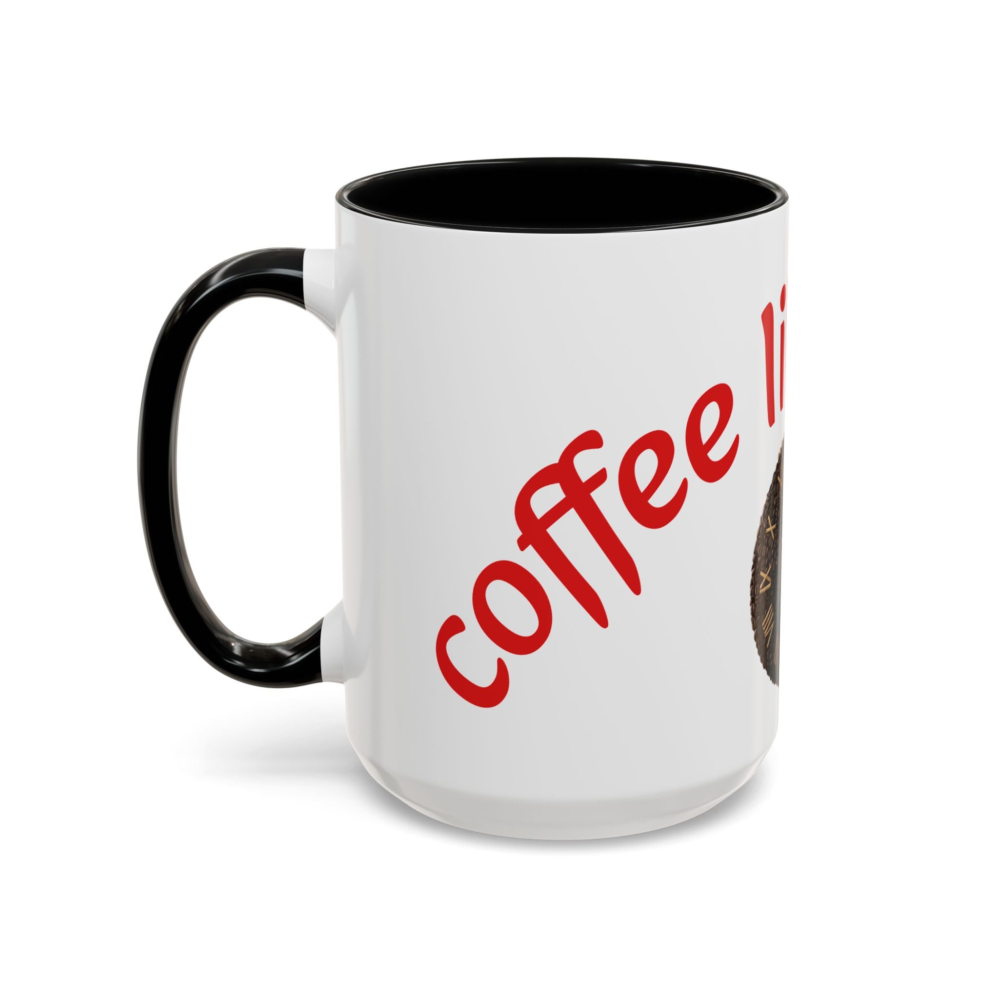 Boss Vibes Accent Coffee Mug — 'Coffee like a boss' Motivational Office Mug (11/15oz)
