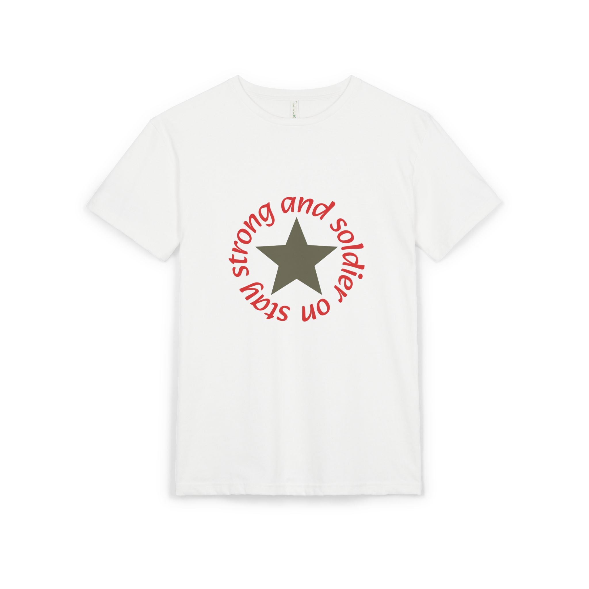 Strong and Solid: Star Graphic T-Shirt — Inspirational Casual Tee