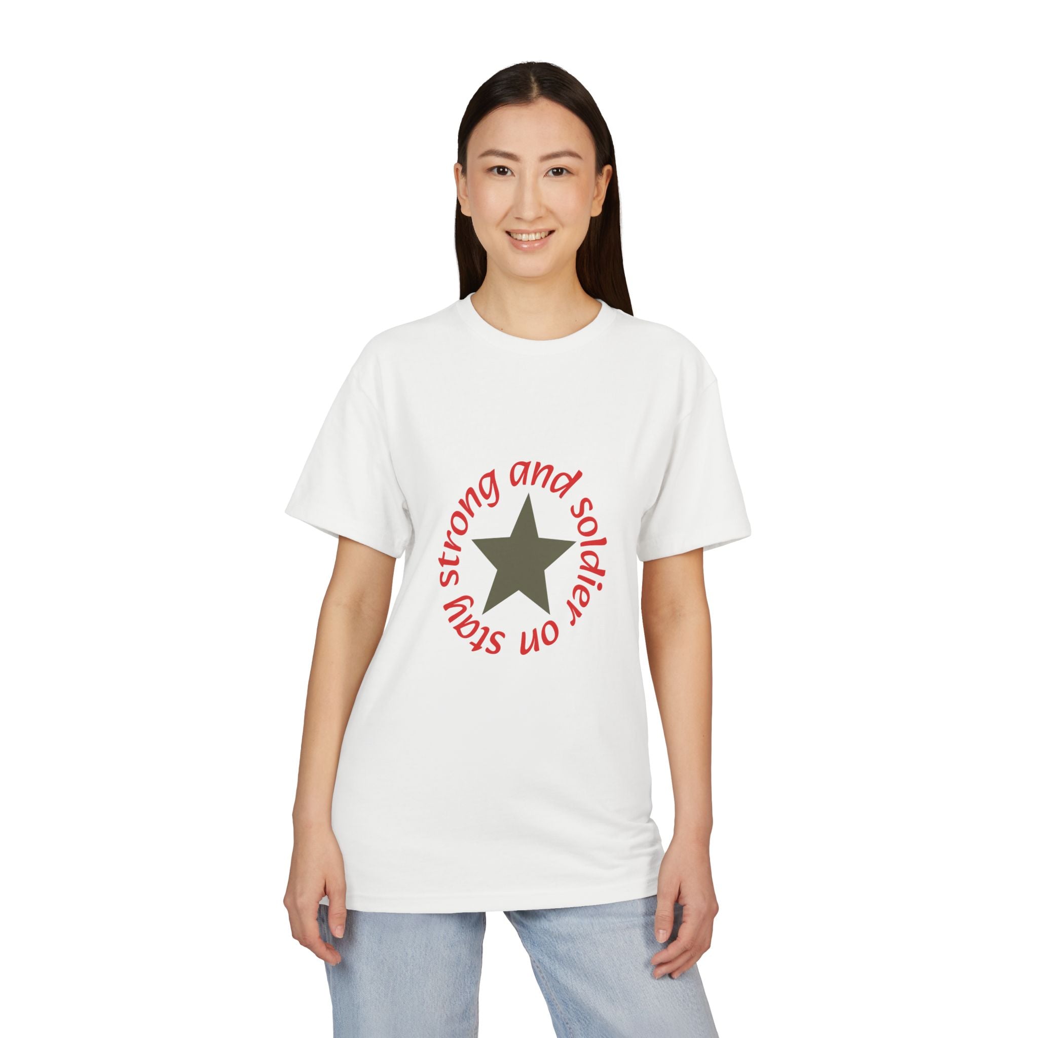Strong and Solid: Star Graphic T-Shirt — Inspirational Casual Tee