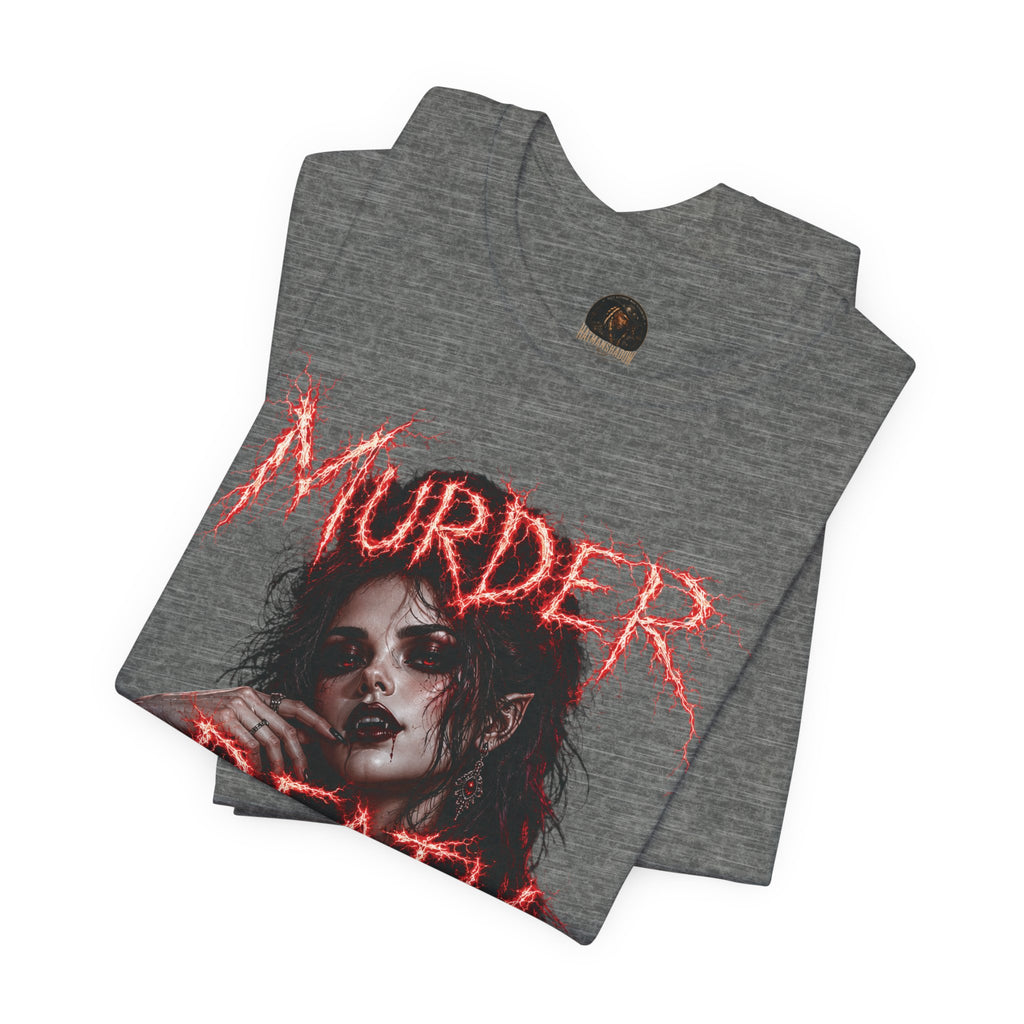 Graphic Tee — "Murder Death Tacos" Gothic Horror Taco Shirt