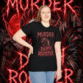 Death Rooster T-Shirt — "MURDER" Horror Graphic Tee version 2