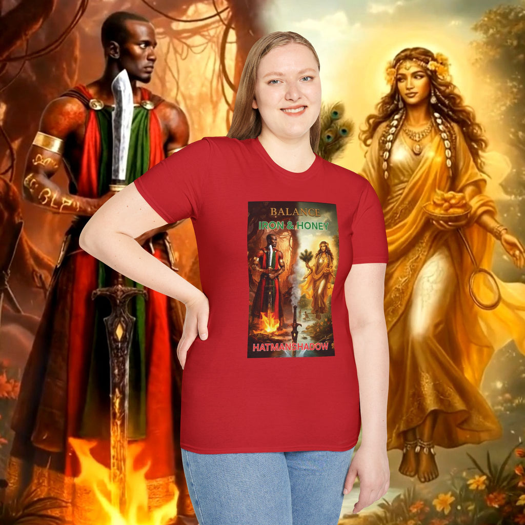 T-Shirt — 'Balance from a Honey' Spiritual Art Graphic Tee