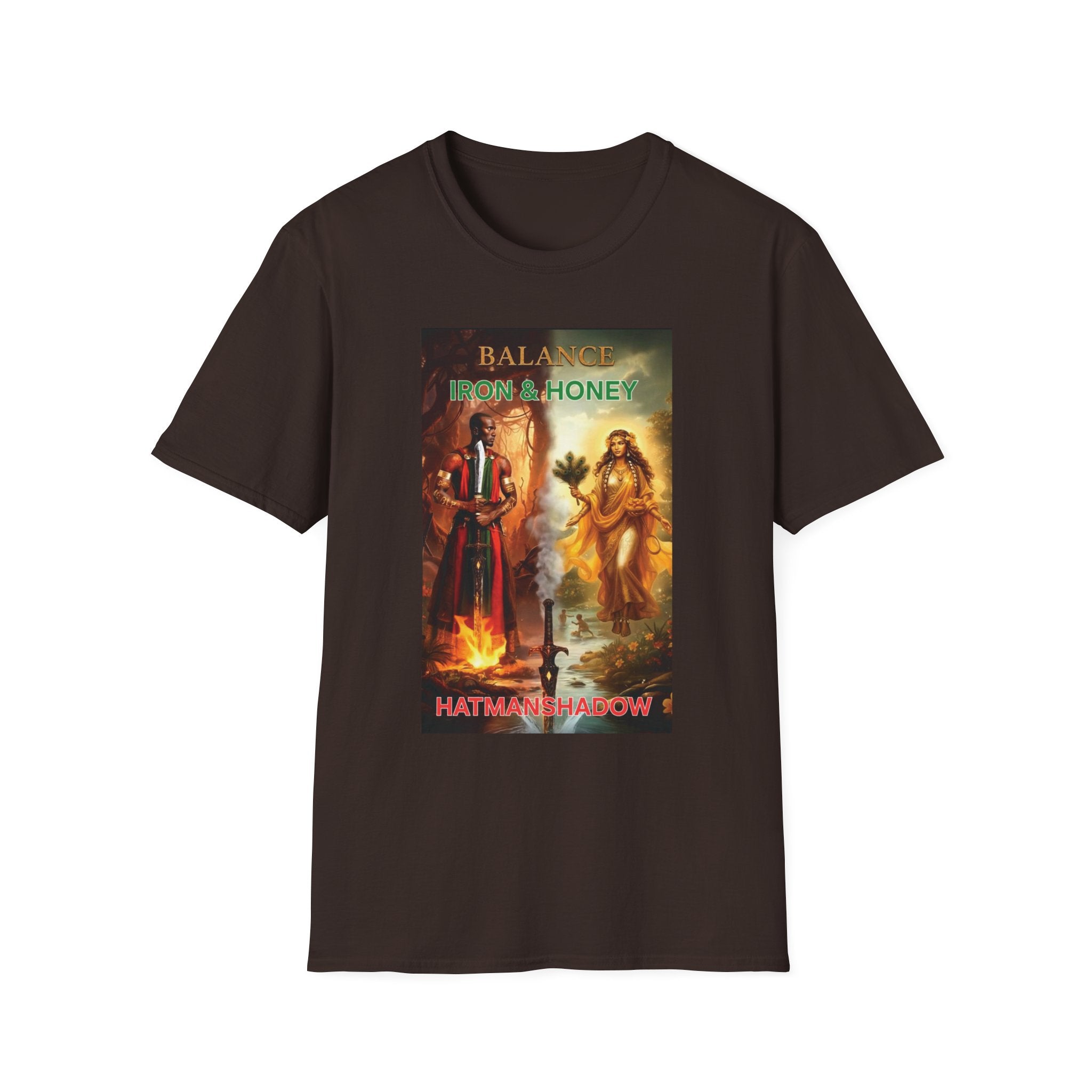 T-Shirt — 'Balance from a Honey' Spiritual Art Graphic Tee