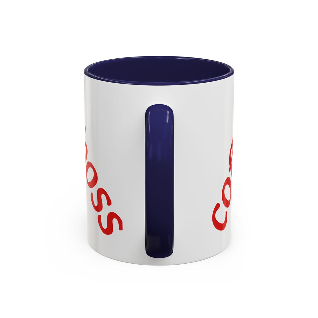 Boss Vibes Accent Coffee Mug — 'Coffee like a boss' Motivational Office Mug (11/15oz)
