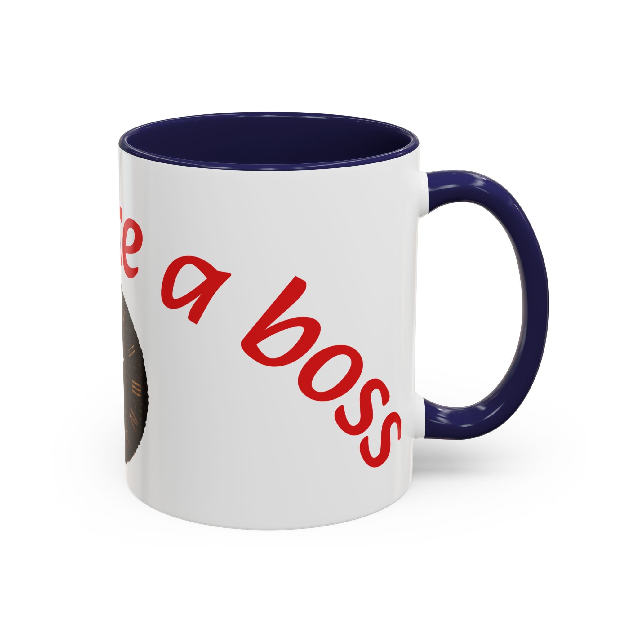 Boss Vibes Accent Coffee Mug — 'Coffee like a boss' Motivational Office Mug (11/15oz)