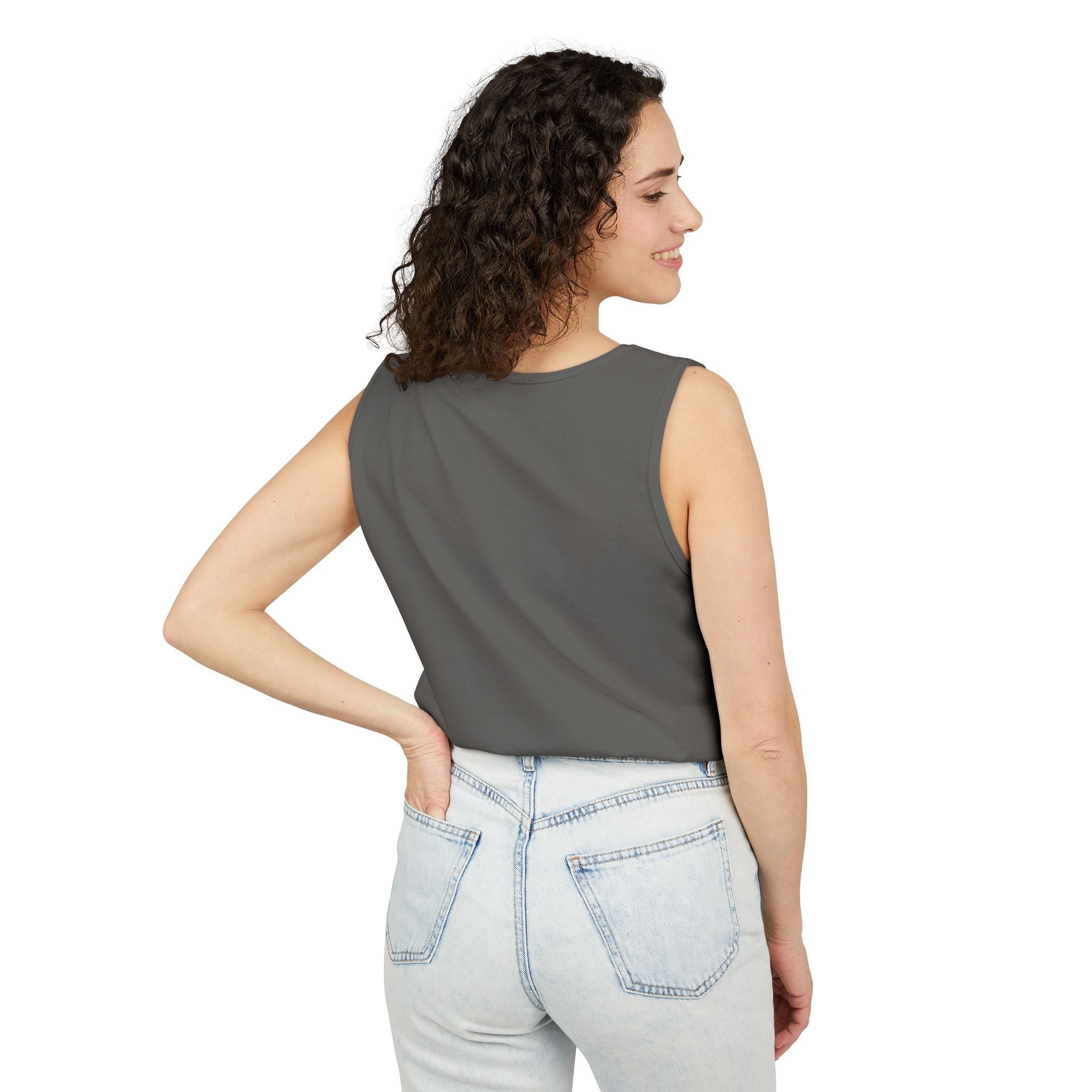Buddha Under Bodhi Tree Tank Top — 'Be Hellow & Thoughtful' Spiritual Meditation Tee